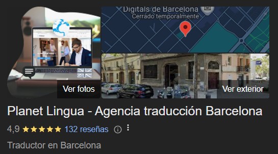 Mejor agencia de traduccion barcelona, testimonios de planetlingua barcelona, opiniones planetlingua barcelona